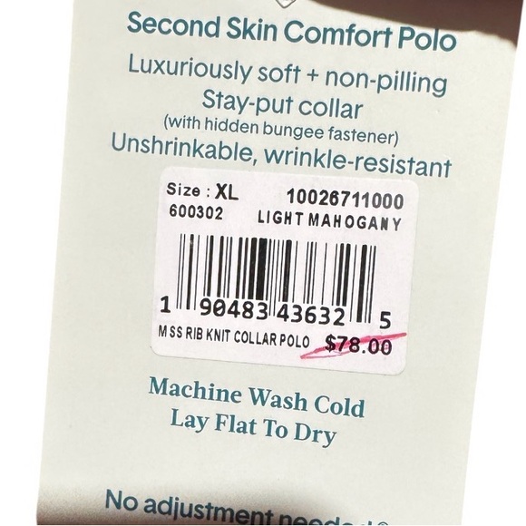 Tommy John Polo Men’s Shirt - Picture 4 of 6